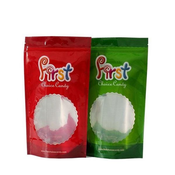 China suppliers custom printed plastic stand up pouch,candy/sugar mylar k bags