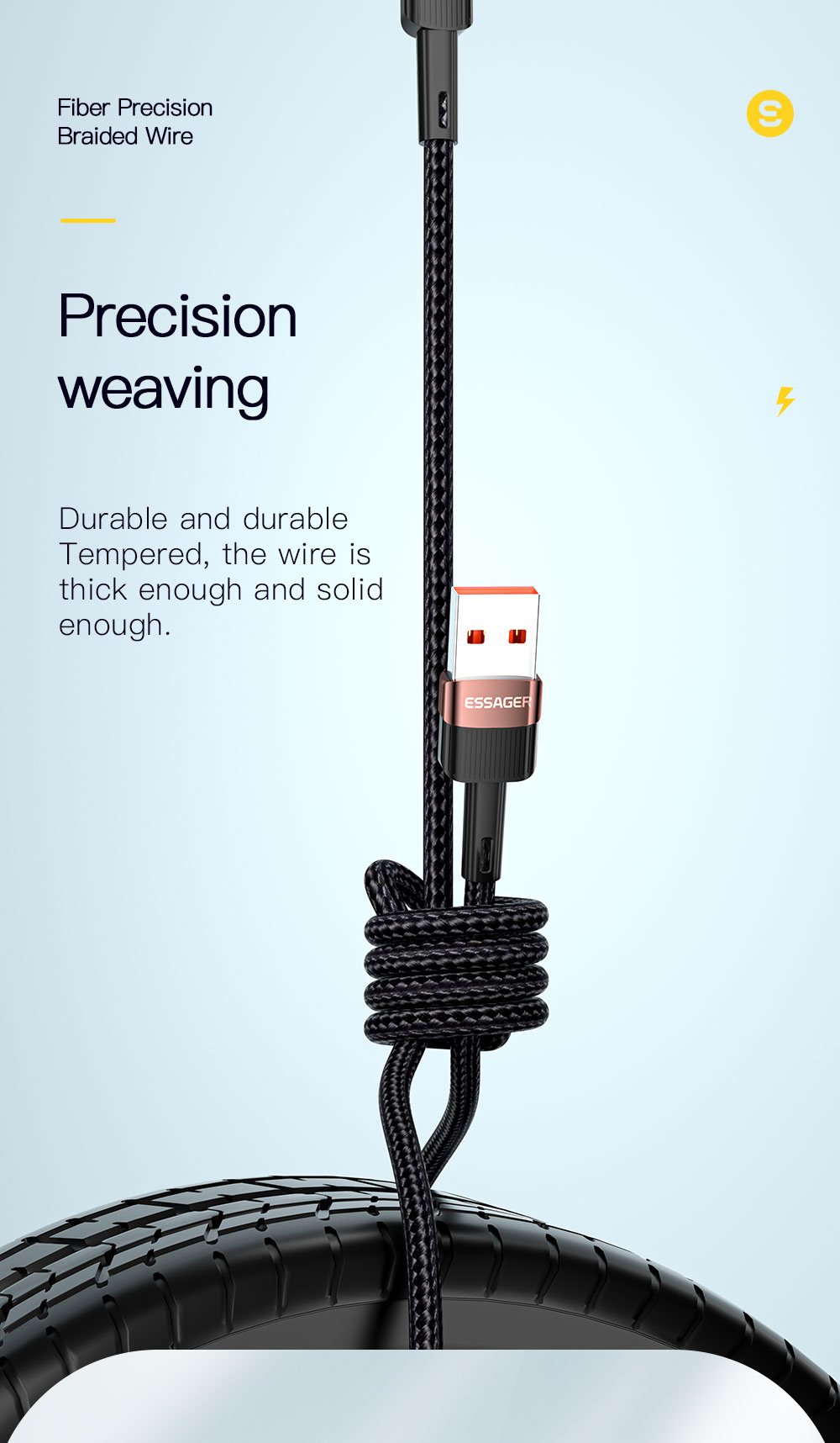 Fast Charging Type C Cable 6A 1M 2M 3M 66W Fully Compatible Cable Type C