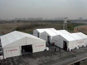 12m Span Water Resistant Small Aluminum Structures Event Tents For Car Show