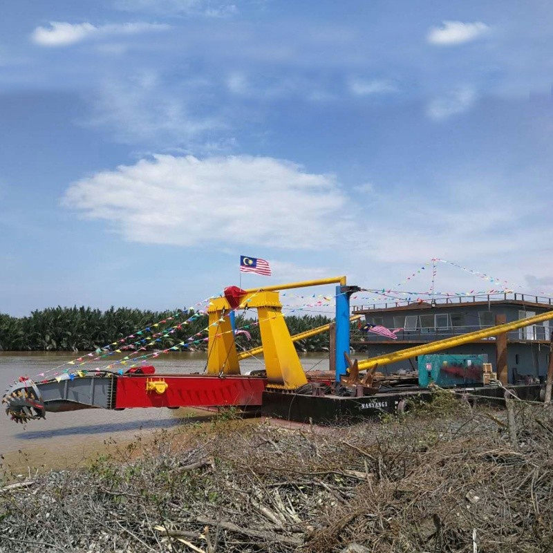 14 Inch River Dredging Equipment With Full Hydraulic System For Sand Mining Project