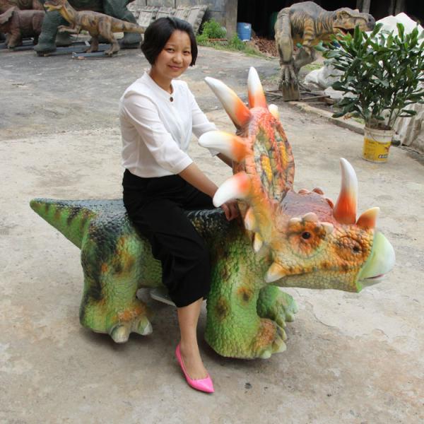 Amusement park Life size animal scooter rides electric dinosaur cars