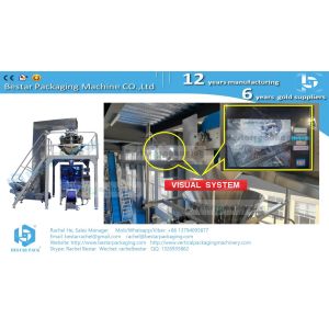 Automatic packing machine making plastic pouch customized weighing function with