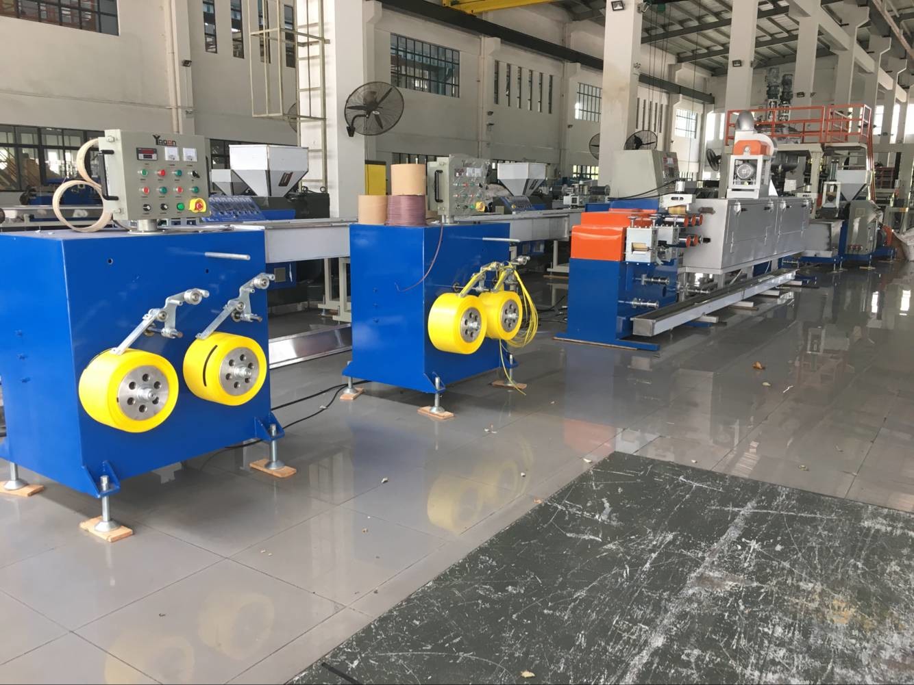 Quality Low Noise Packing Belt Strapping Band Machine , Pp Strap Manufacturing Machine wholesale