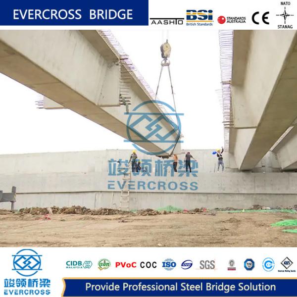 High Stiffness Steel Box Girder Bridge Fast Installed Material Prefabricated