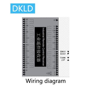 Four-way single speed switch industrial remote control
