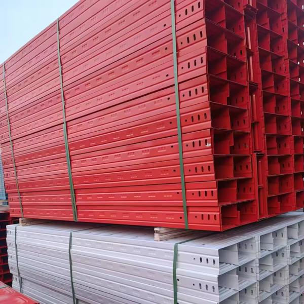 Compatible With Various Cable Types Trough Cable Trays for Wall Mount Installation Width 50-1300mm