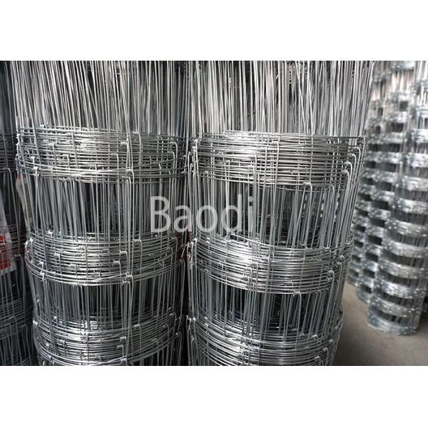 Galvanized Wire Fence For Livestock Fencing Easily Installation , Woven Wire Fence