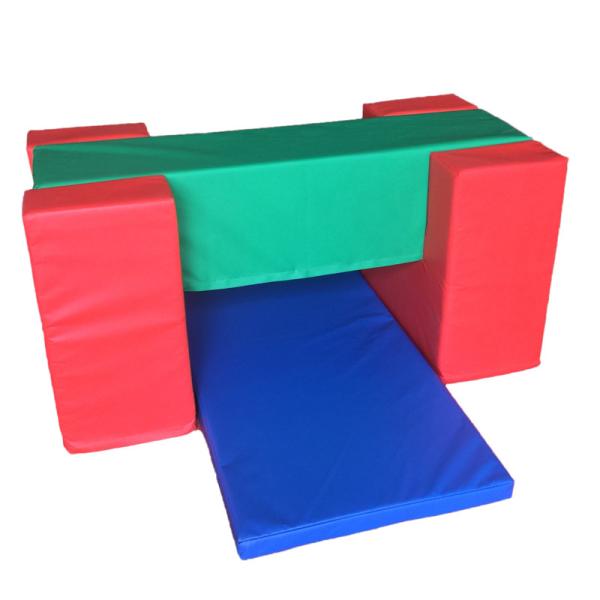 Non Toxic Childrens Soft Play Equipment Customized Logo Anti Static Easy Install