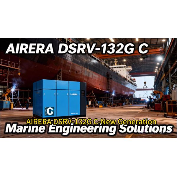 AIRERA DSRV-132G C 132kW Permanent Magnet Variable Speed Screw Air Compressor