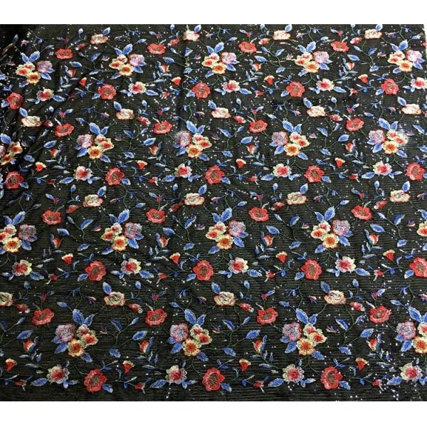 3mm Sequin Fabric in Different Color DIY Decoration Fashion Garment Fabric