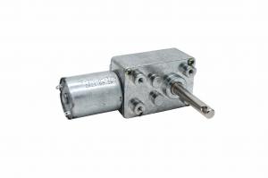 Quality 24V Dc Worm Gear Motor With Encoder Micro Ratio 1/52 For Industrial Equipment wholesale