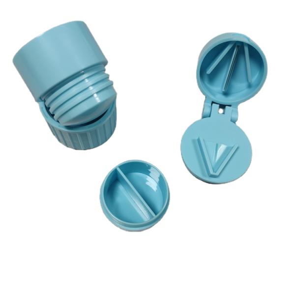 Popular pill crusher cutter water cup Portable 4 in 1 Pill tablet medicine spliter grinder Box case pouch manufacture price