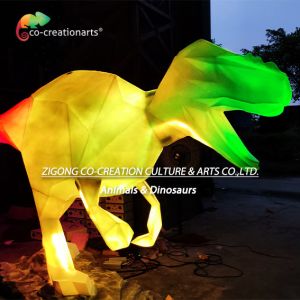 Quality Fiberglass Dinosaur Model With Dynamic Skeleton-To-Life Projection wholesale