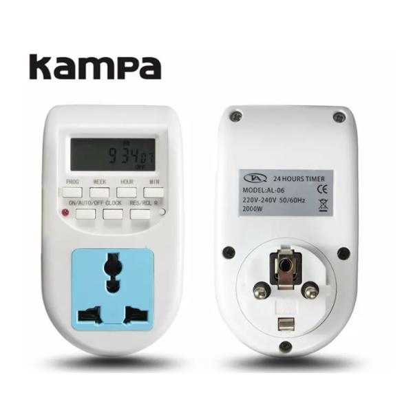 AL-06 Time Switch With Socket EUR/UK PLUG