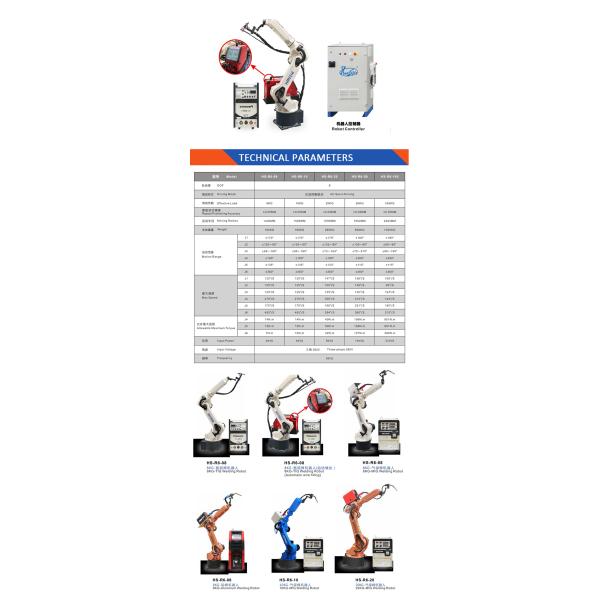 Industrial Servo Motor TIG Industrial Welding Robots With Optional Wire Feeder