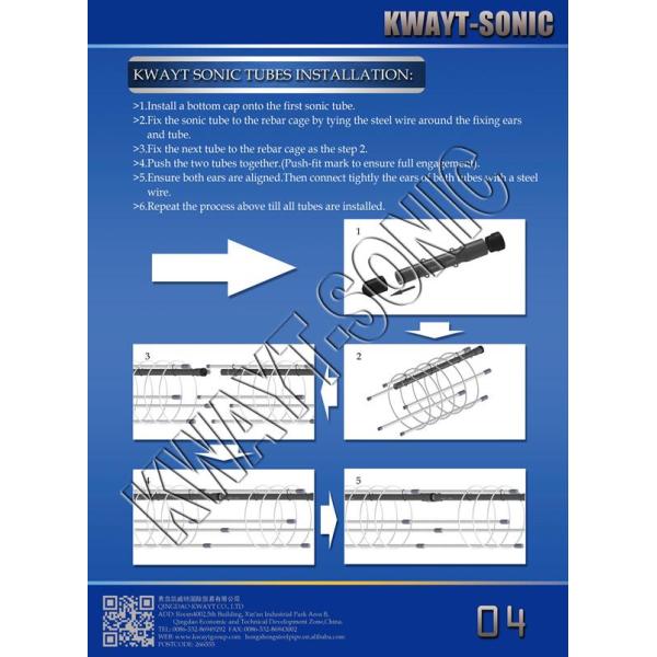 push fit sonic pipe for Ultrasonic NDT testing