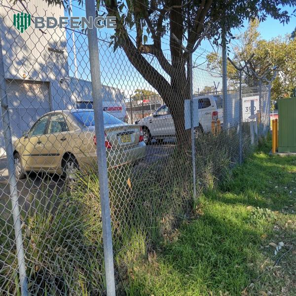 Private Parking Chain Link Fence Marking