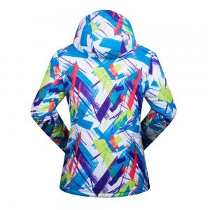 Quality 100% nylon2018 new Fashion Printing Bright Color Ladies Jacket Winter Ski  Workout Jackets Ski Jacket (size:s-xxl) wholesale
