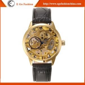 China WN03 Mechanical Movement Men's Wristwatch Gift Watch for Man Men Quartz Leather Watch New on sale