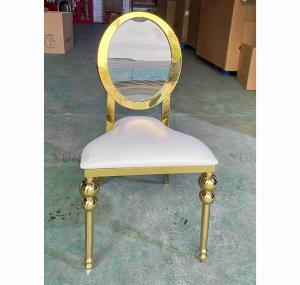 Quality Acrylic Back event chairs dining chairs SS gold rental furniture wholesale