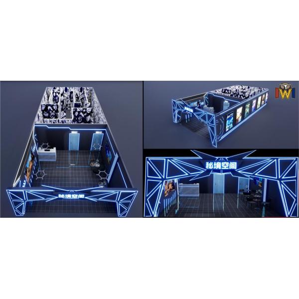 XR Space Game virtual reality experience setup