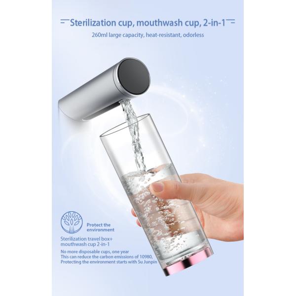 New Design UV 360 Disinfection And Mouthwash 2-In-1 Cup Wireless Charging Adult OEM Sonic Electric Toothbrush