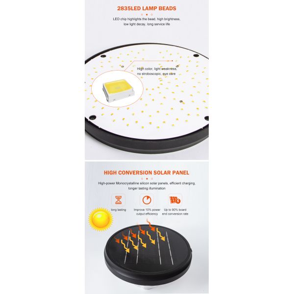 Factory Supply Wholesale Waterproof Outdoor Led Solar Garden Light