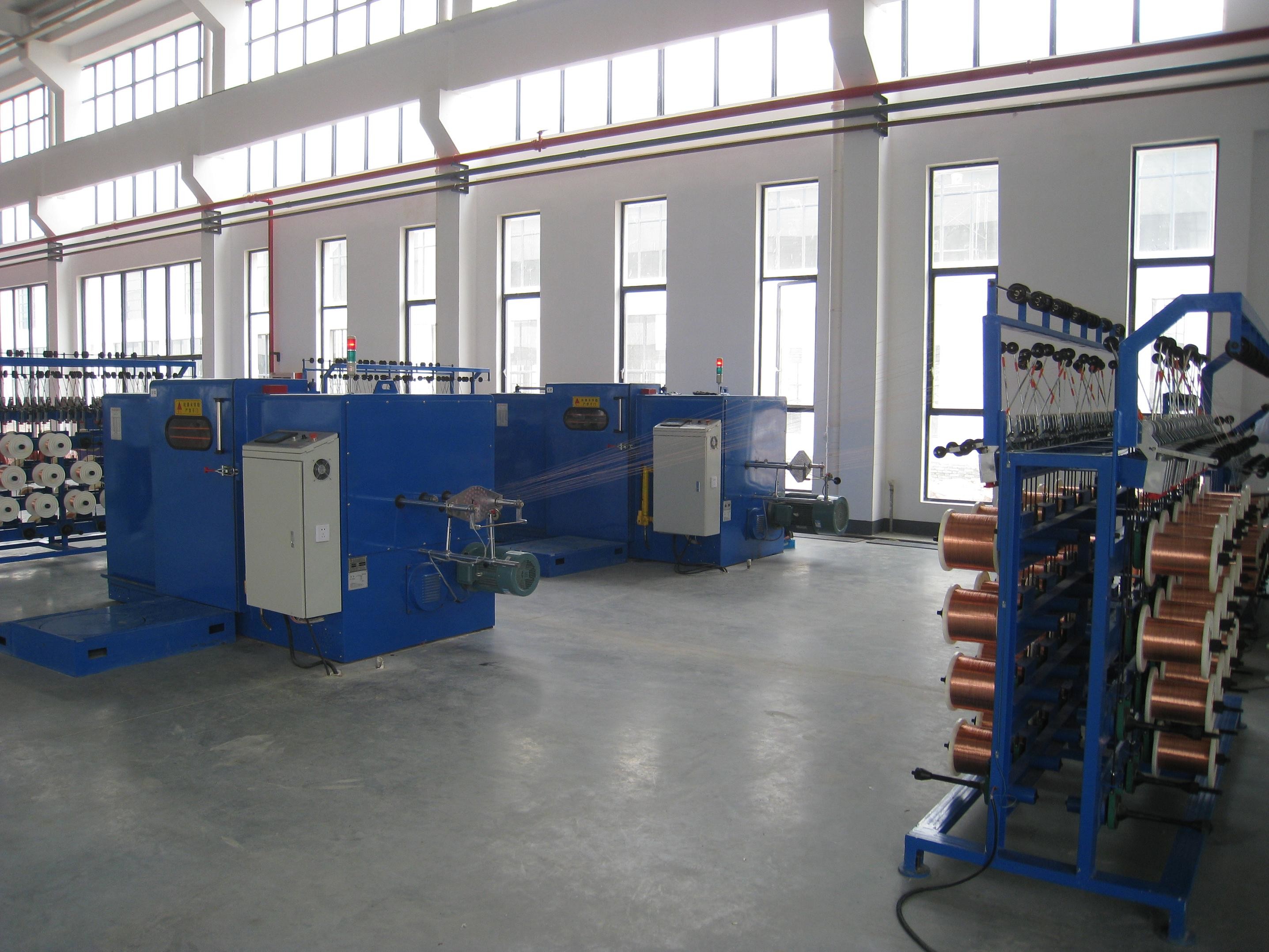 Double Twister Wire Cable Making Machine , Copper Wire Twisting Machine