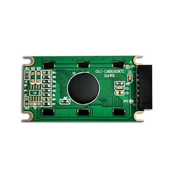 ST7066U-01 Character LCD Modules 1202 STN YG mode 45x15.5mm View area