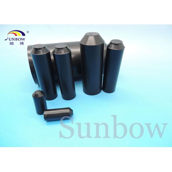 Black Polyolefin Heat Shrink End Cap Cable Accessories