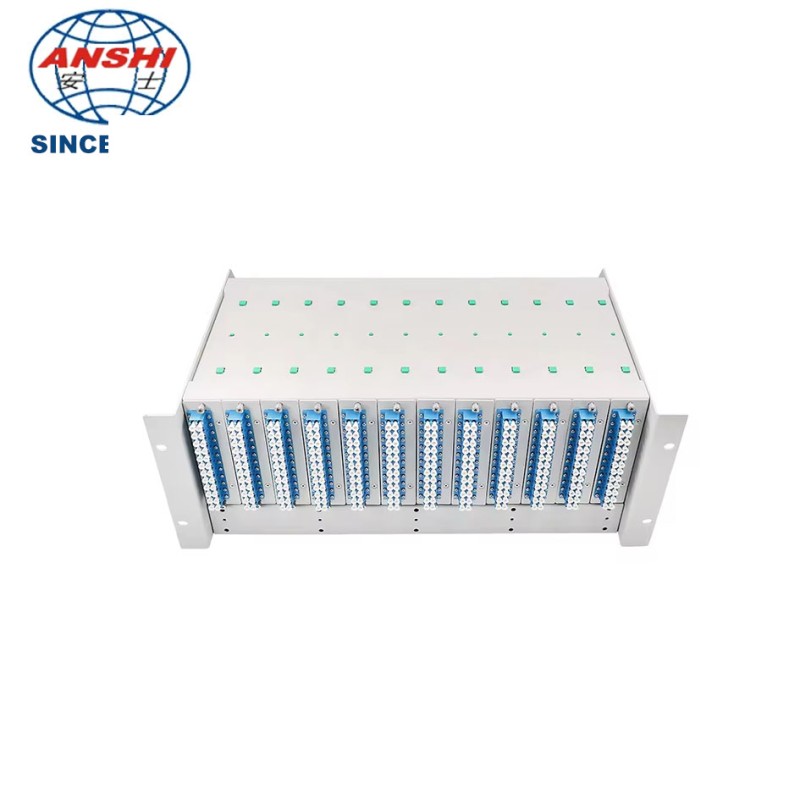 144cores Eurocard Module SC/APC Optical Distribution Frame (ODF) for FTTH Telecom Networks