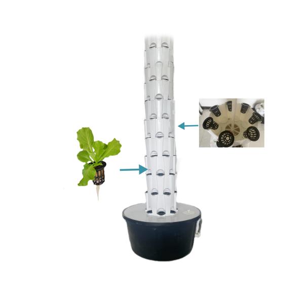Hydroponic Growing System Tower For Vegetables Strawberry Balcony Soilless Cultivation