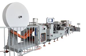 Quality PLC Program Control Automatic Pocket Tissue Machine 120 Packs/Min wholesale