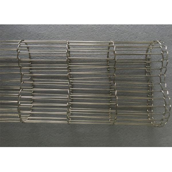Freezing Machine Flat Flex Conveyor Belt Lightweight Structure Easy Handling