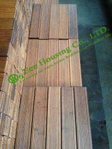 China Outdoor Bamboo Floor Tiles, 300x300x25mm Bathroom Floor Tile, Bamboo Strand Woven Decking Tiles on sale