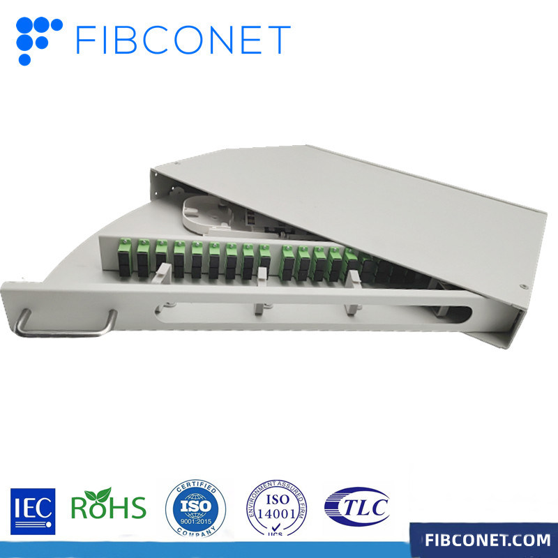Data Center Application 1 Time Patch Panel ODF for 12/144 Core Sc/FC/St/LC Fiber Optic
