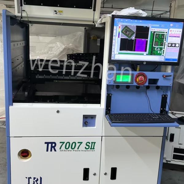 Second-hand TRI TR7007 SII Online 3D Solder Paste Inspection Pcb Test Machine SPI Machine