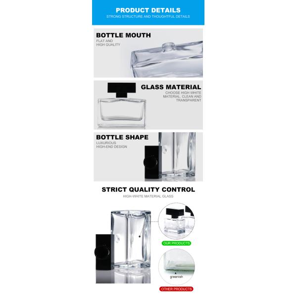 Free Sample 20ml 30ml 50ml 100ml Fragrance Cosmetics Packaging Spray Glass Perfume Bottle