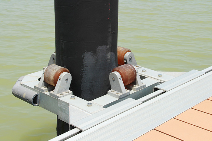 Roller Aluminum Pile Guide Customized Corrosion Resistant Cap Stainless Steel Pile Guide