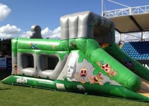 China Fantastic Aztec Adventure Assault Rent Inflatable Obstacle Course Bounce House For Adult on sale
