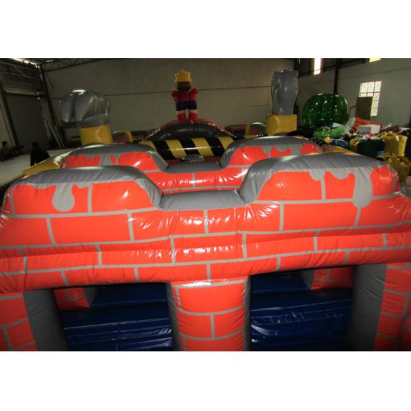 Commercial inflatable obstacle courses construction worker inflatable obstacle courses inflatable builder courses