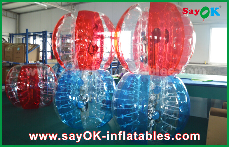 Inflatable Garden Games Queen Size PVC / TPU Inflatable Sports Games Bubble Ball Soccer