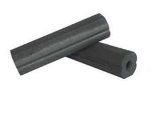 China Permanent Ferrite Bar Magnets Long Life Ferrite Rod Magnet For Welding Pipe on sale