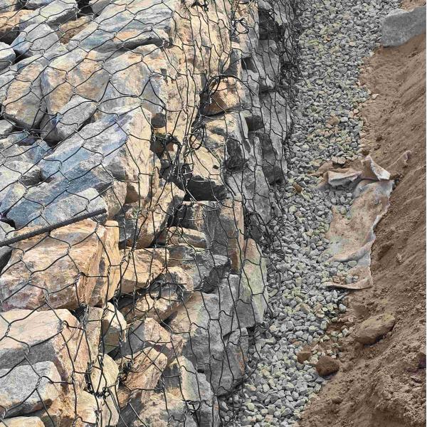 Hot Dipped Galvanized Gabion Basket Wire Mesh Gabion Mattress for River Channel Protection