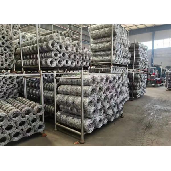 Heavily Wire Mesh Fencing Hot Dip Galvanized Steel Field Fencing