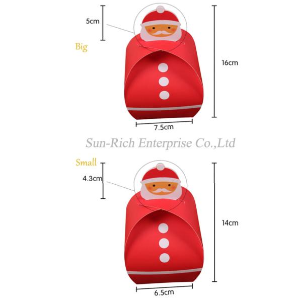 Wholesale DIY New Design Paper Christmas Candy Box Gift box