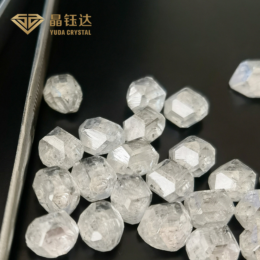Rectangle DEF Color VS Clarity 3-16ct HPHT Rough Diamonds For Jewelry