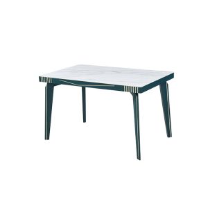 Modern Solid Wood Marble Rock Slate Dining Table