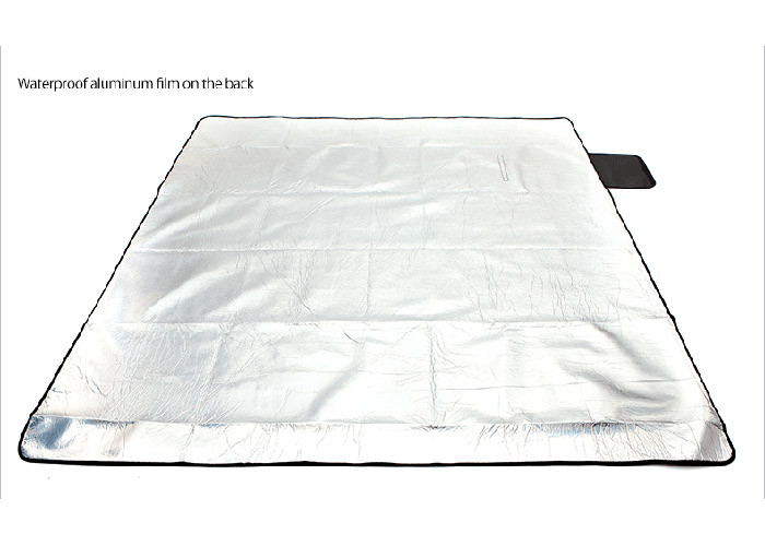 130*150cm Fleece Luxury Waterproof Picnic Blanket Outdoor With Backing