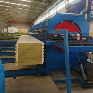 Quality Prefabricated Rockwool 100mm Sandwich Panel for Roof Building wholesale